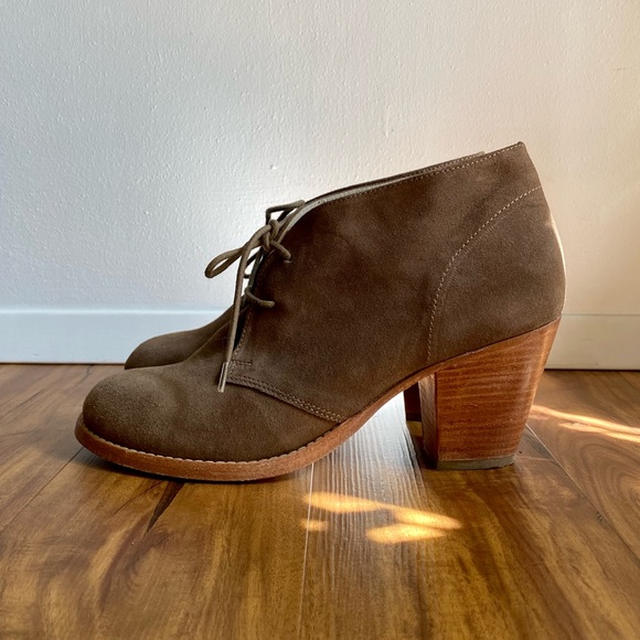 Boden/Anthro Suede Booties - Picture 3 of 13
